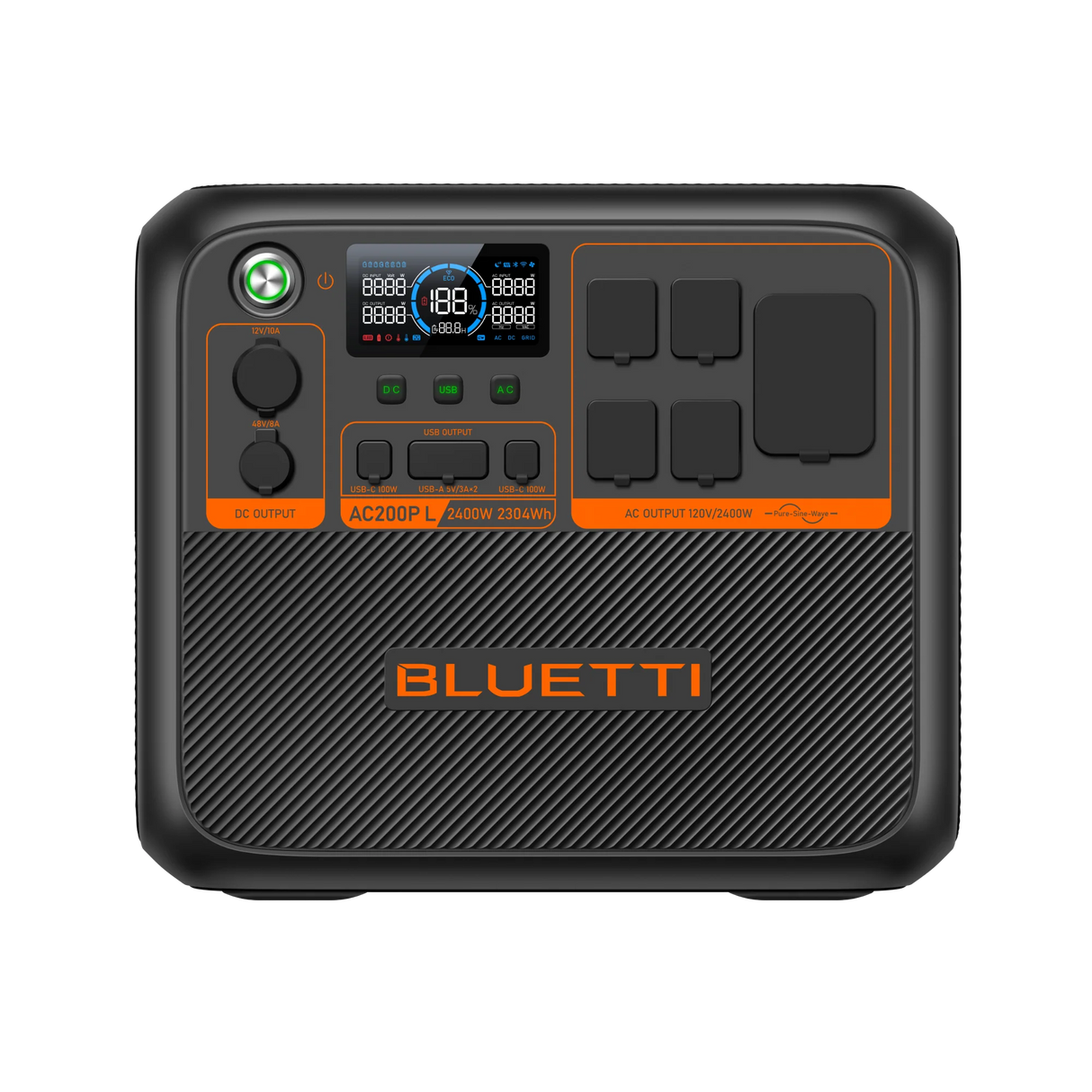 BLUETTI AC200P L Portable Power Station | 2,400W (2,304Wh)