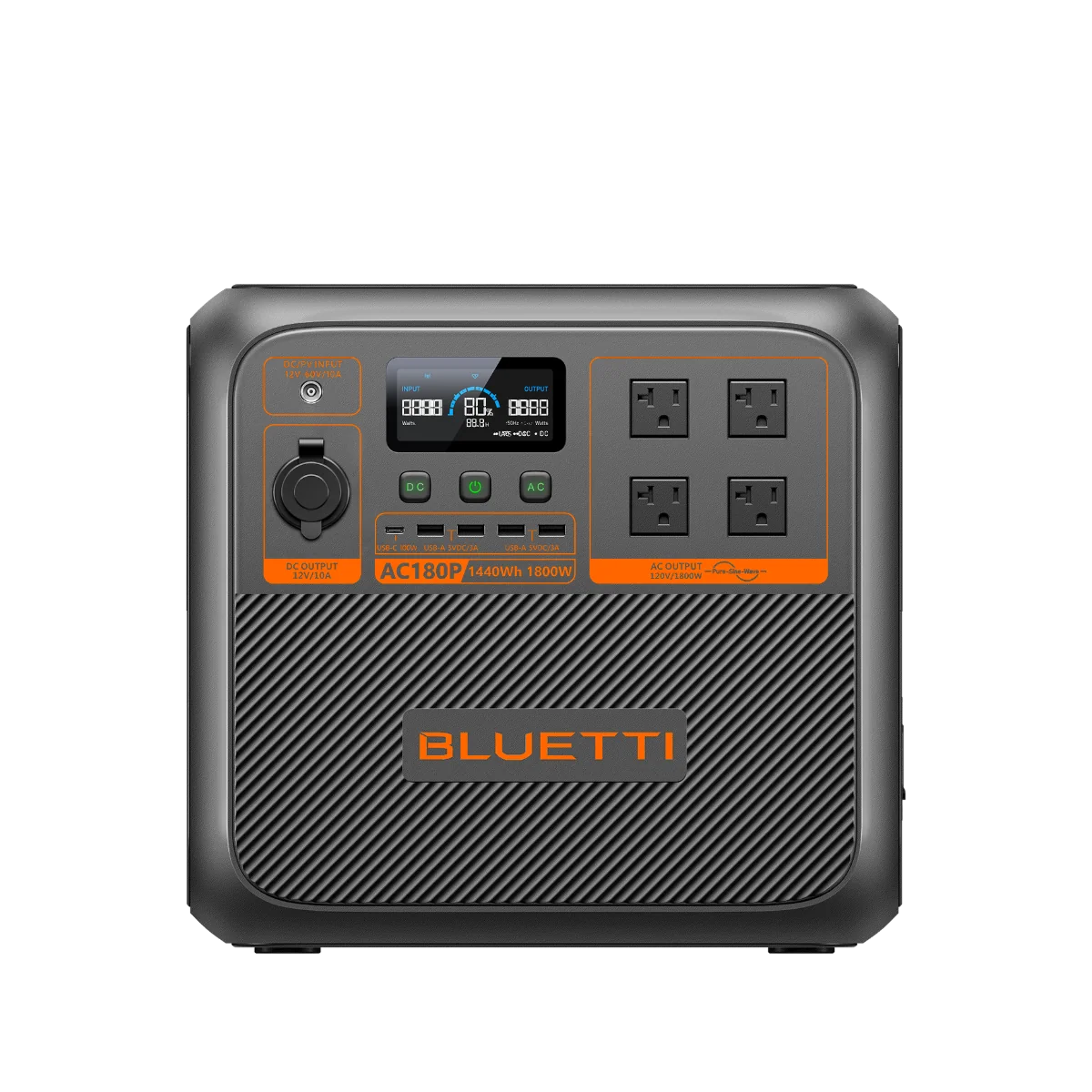 BLUETTI AC180P Portable Power Station | 1,800W (1,440Wh)