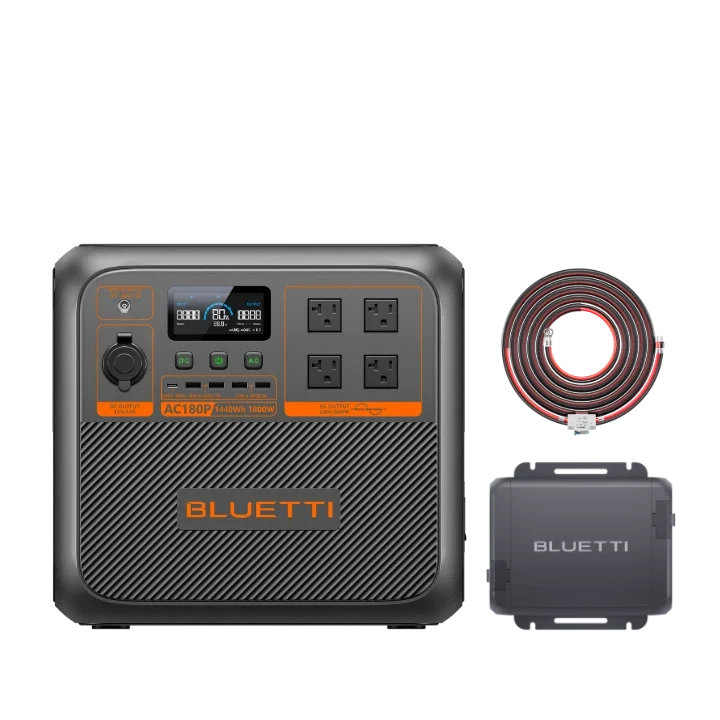 BLUETTI AC180P Portable Power Station | 1,800W (1,440Wh)