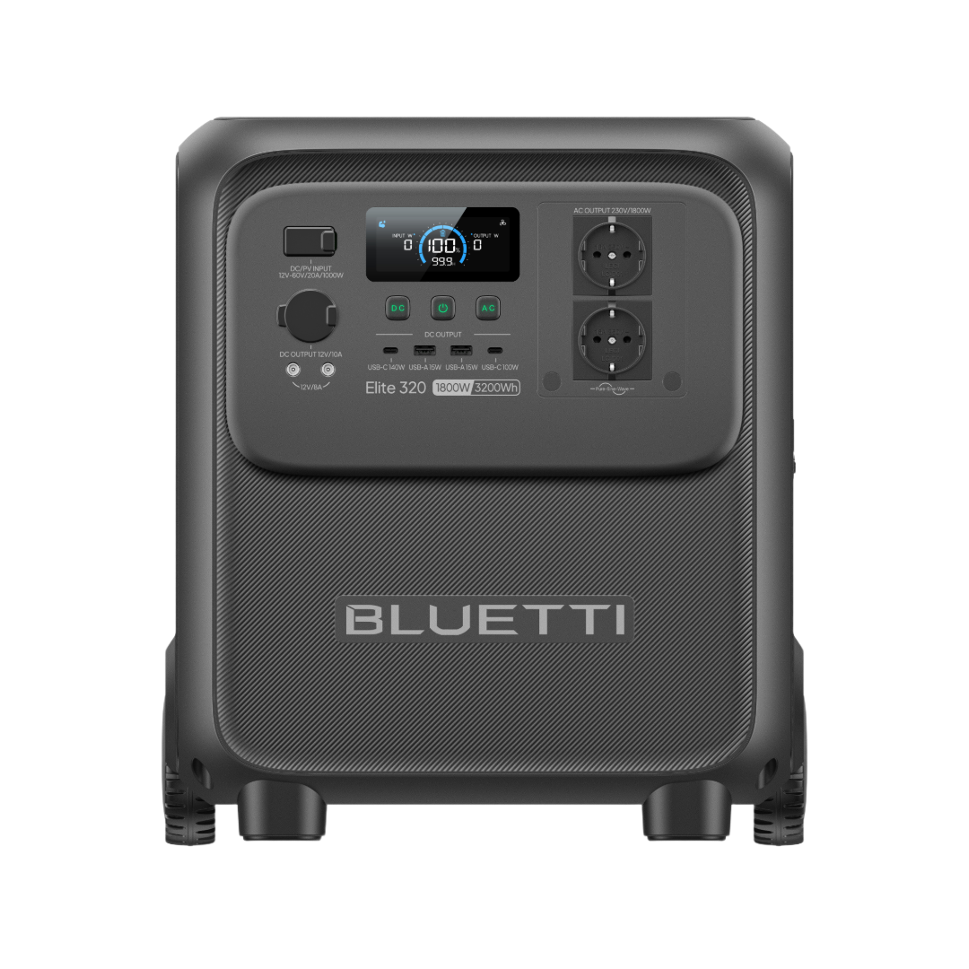 BLUETTI Elite 320 Portable Power Station | 1,800W (3,200Wh)