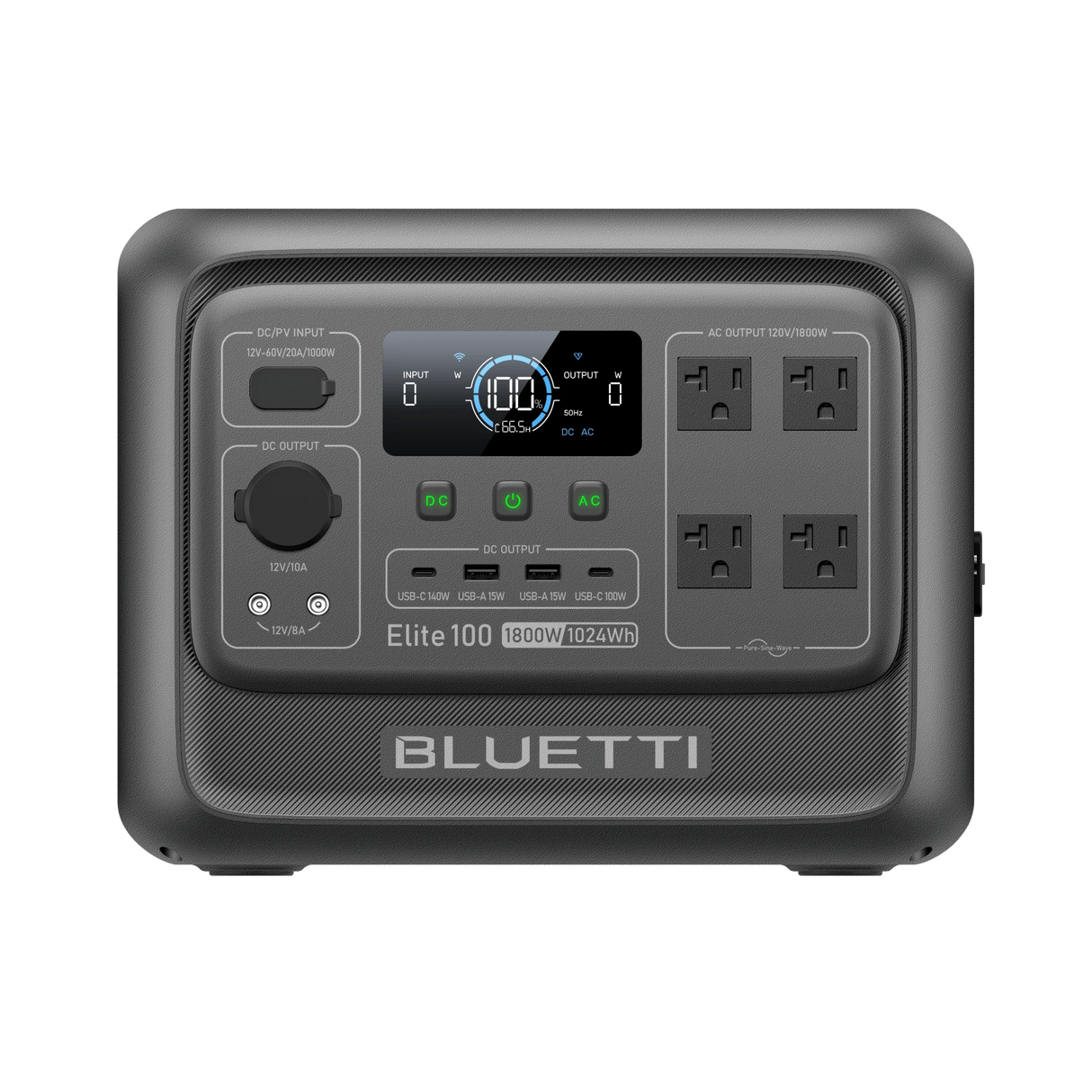 BLUETTI Elite 100 V2 Portable Power Station | 1,800W (1,024Wh)