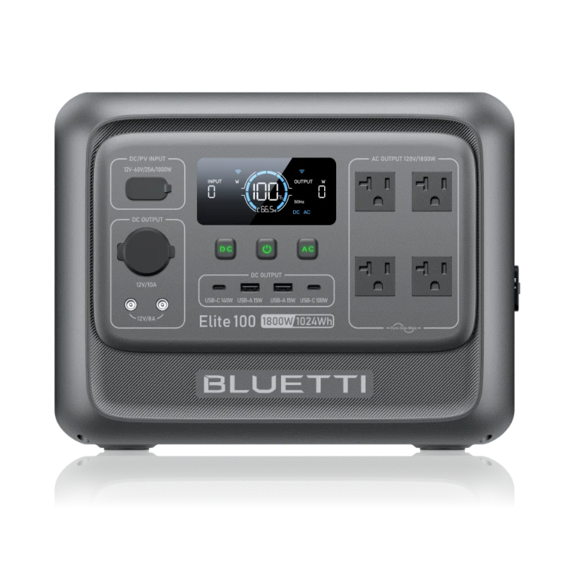 BLUETTI Elite 100 V2 Portable Power Station | 1,800W (1,024Wh)