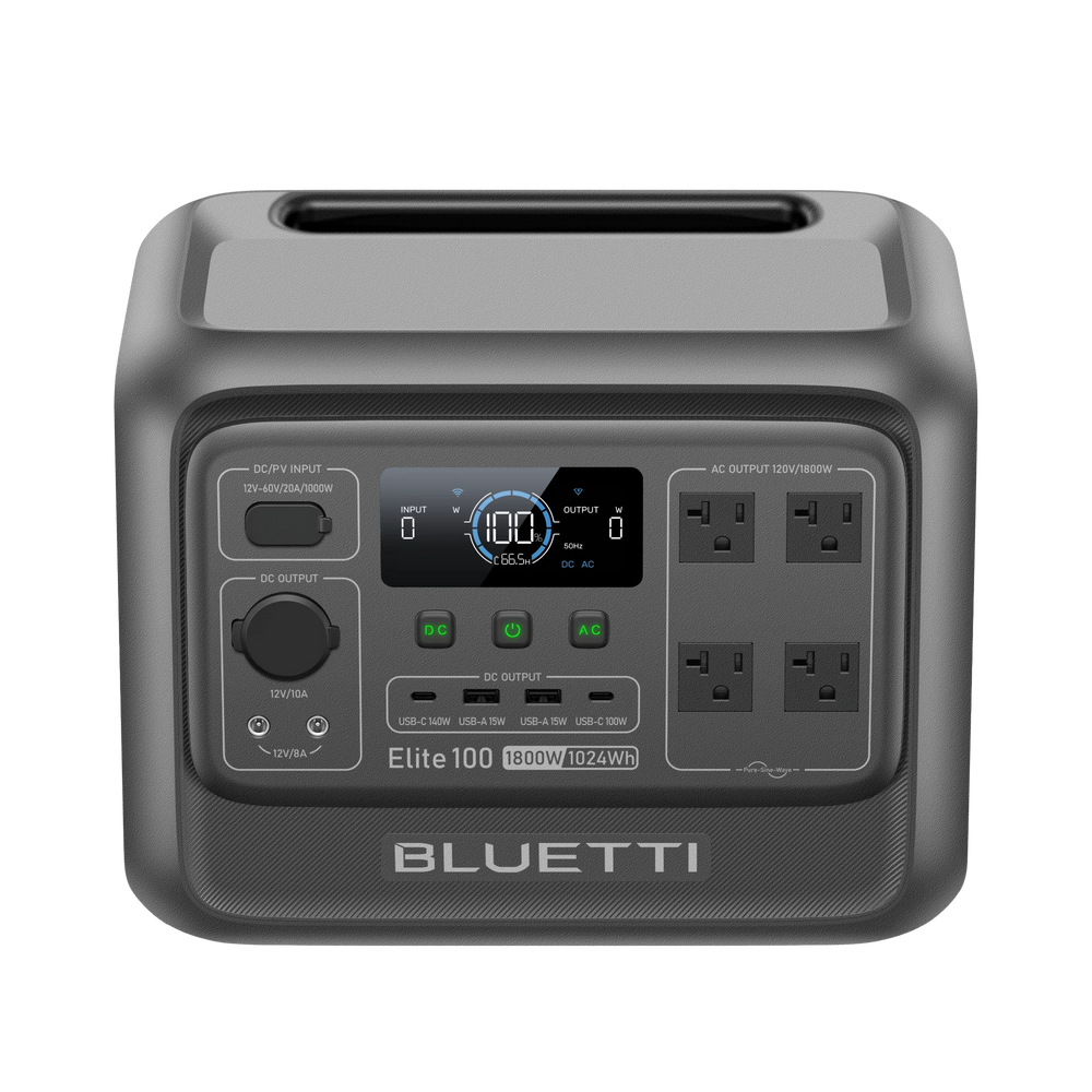 BLUETTI Elite 100 V2 Portable Power Station | 1,800W (1,024Wh)