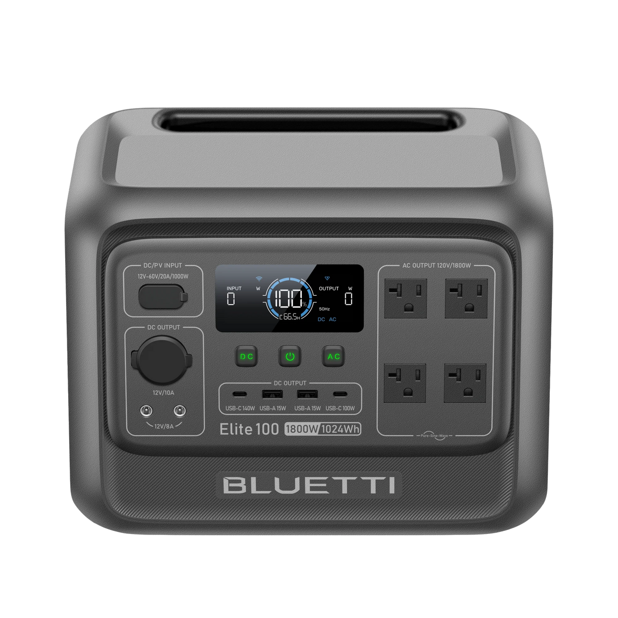 BLUETTI Elite 100 V2 Portable Power Station | 1,800W (1,024Wh)