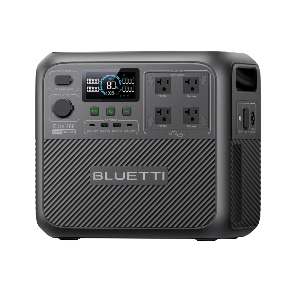 BLUETTI Elite 200 V2 Portable Power Station | 2,600W (2,073.6Wh)