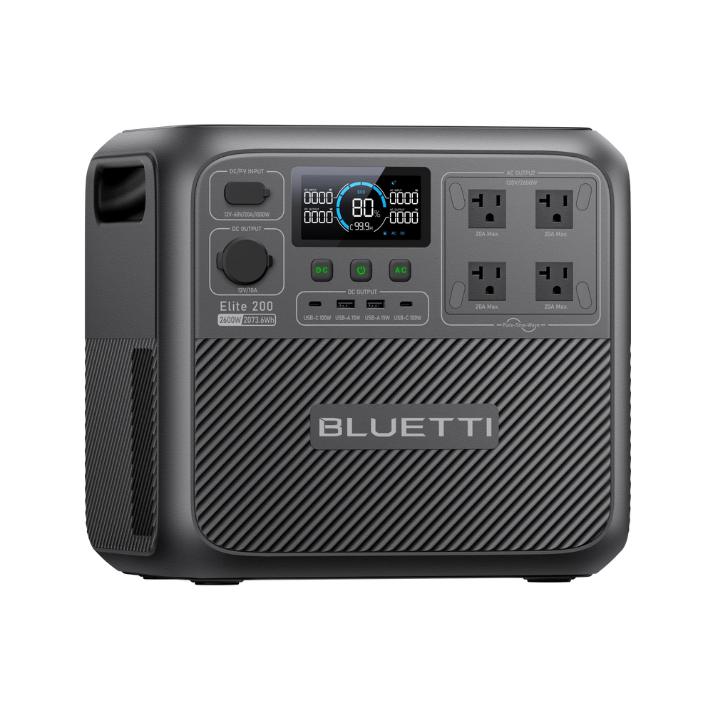 BLUETTI Elite 200 V2 Portable Power Station | 2,600W (2,073.6Wh)