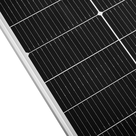MEGA 100 SLIM | 100 Watt Slim Solar Panel | Compact 12V Off-Grid Narrow Solar Panel for Vans, Overlanders, Boats | 25-Year Output Warranty | UL Certified
