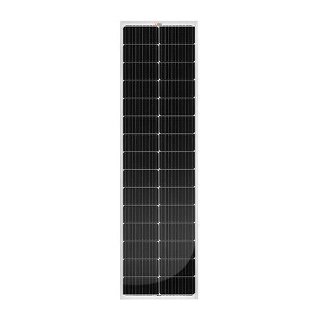 MEGA 100 SLIM SLX | 100 Watt Slim Solar Panel | Compact 12V Off-Grid Narrow Solar Panel for Campers, Overlanders, Boats | 25-Year Output Warranty | UL Certified