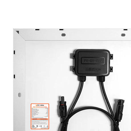 MEGA 100 SLIM SLX | 100 Watt Slim Solar Panel | Compact 12V Off-Grid Narrow Solar Panel for Campers, Overlanders, Boats | 25-Year Output Warranty | UL Certified