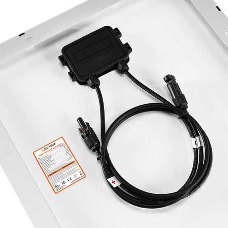 MEGA 100 SLIM SLX | 100 Watt Slim Solar Panel | Compact 12V Off-Grid Narrow Solar Panel for Campers, Overlanders, Boats | 25-Year Output Warranty | UL Certified