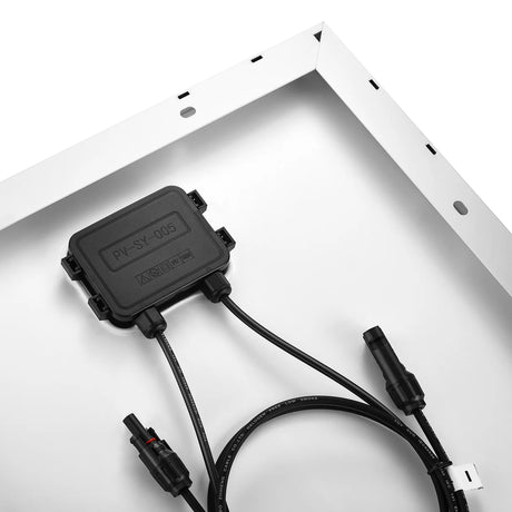 MEGA 130 SLIM | 130 Watt Slim Solar Panel | Compact 12V Narrow Panel for Vans, Campers, Boats | UL Certified