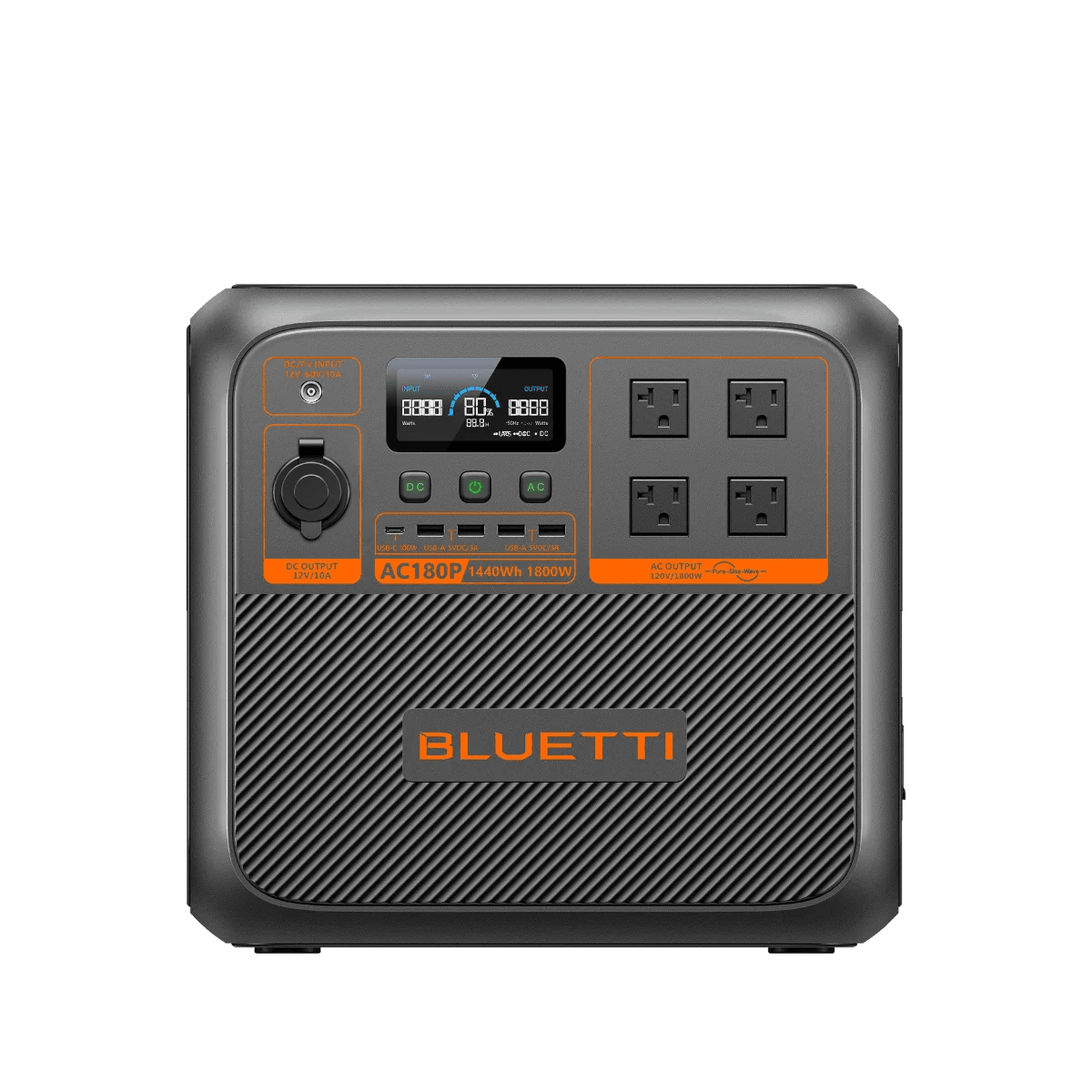 BLUETTI AC180P Portable Power Station | 1,800W (1,440Wh) Power Station Bluetti Footloose Solar