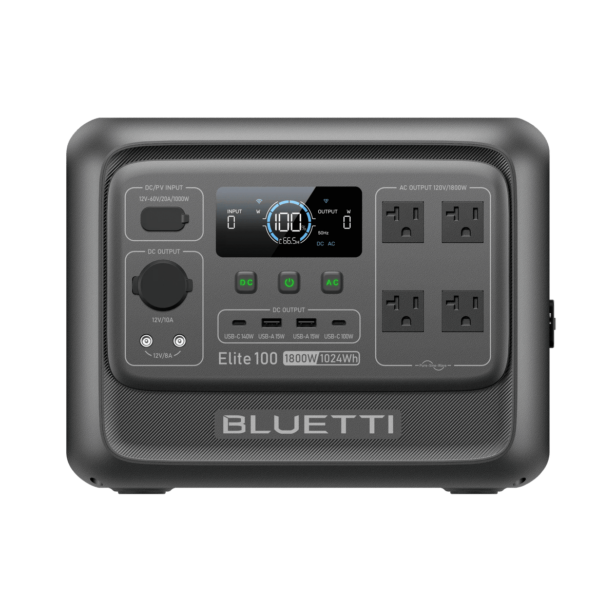 BLUETTI Elite 100 V2 Portable Power Station | 1,800W (1,024Wh)