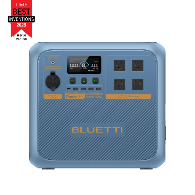 BLUETTI Pioneer Na (Sodium) Portable Power Station | 1,500W (900Wh) Power Station Bluetti Footloose Solar